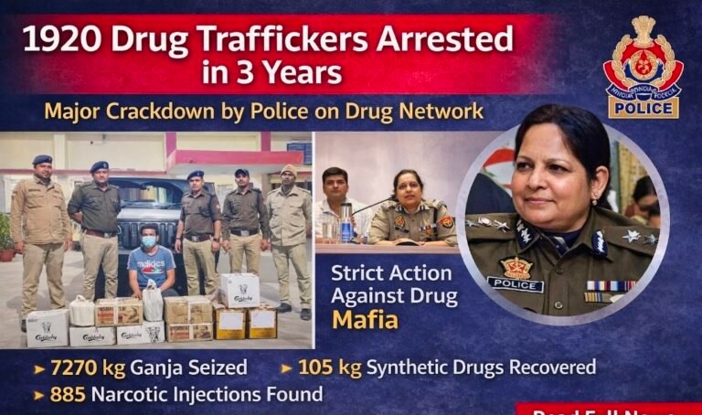 तीन साल में 1920 तस्कर गिरफ्तार, नशे के नेटवर्क पर पुलिस का बड़ा प्रहार