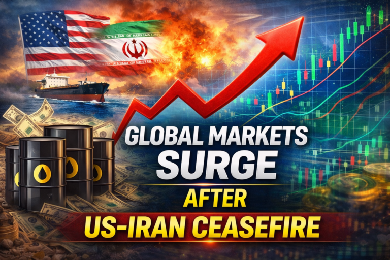 Global Markets Surge After US–Iran Ceasefire Eases Oil Crisis