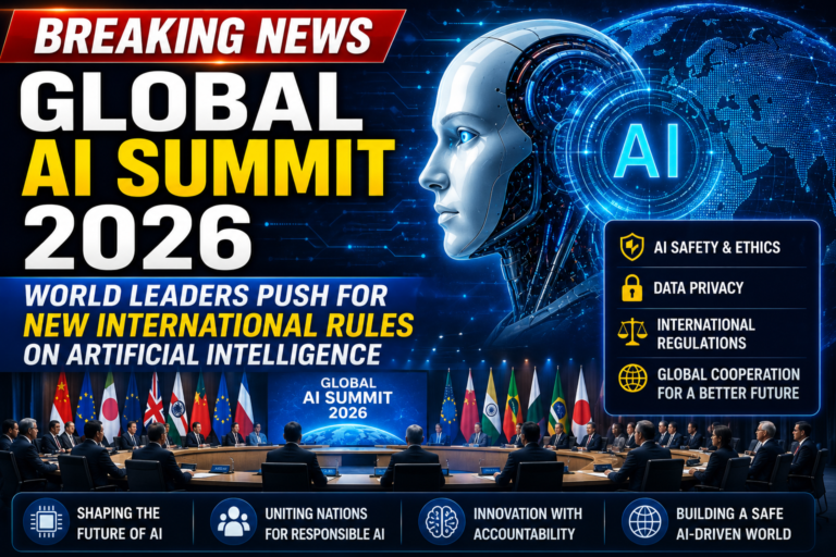 🌍 Global AI Summit 2026: Nations Discuss Future Rules for Artificial Intelligence