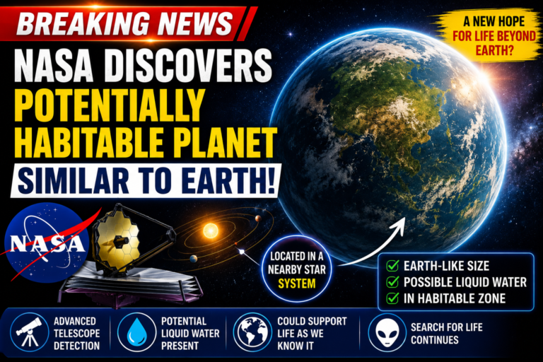 🌌 NASA Discovers Potentially Habitable Planet Similar to Earth