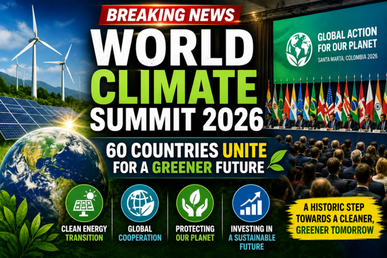 🌍 Historic Climate Summit 2026: Countries Unite for a Cleaner Future