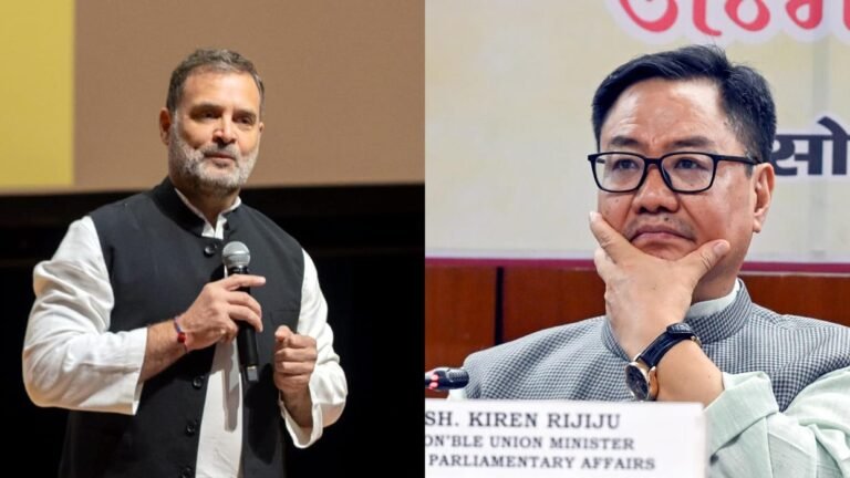 संसद में गतिरोध खत्म करने की कोशिश तेज: राहुल गांधी से मिले किरेन रिजिजू, परिसीमन और FCRA विधेयक पर हुई चर्चा